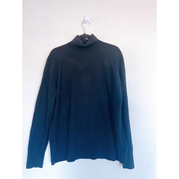 Reiss COLEEN 100% CASHMERE ROLL NECK JUMPER black Large - Picture 9 of 12